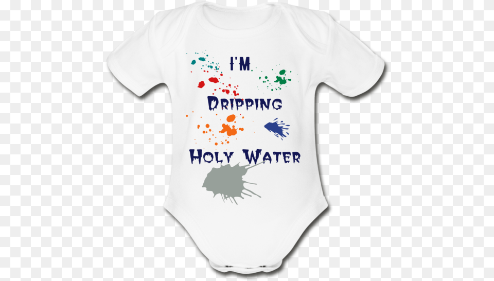 Dripping Holy Water Bodysuit Love, Clothing, Stain, T-shirt Free Png Download