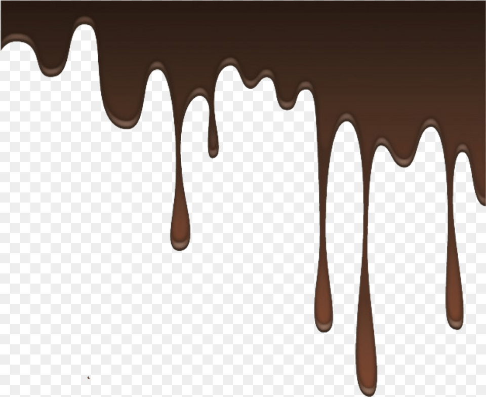 Dripping Melting Chocolate Liquid Borders Border Frames Melted Chocolate Dripping, Cutlery, Fork, Outdoors, Nature Png