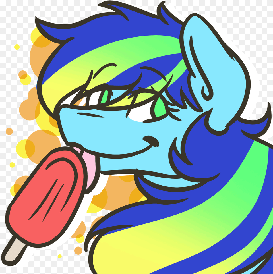 Dripping Popsicle Fictional Character, Food, Cream, Dessert, Ice Cream Png