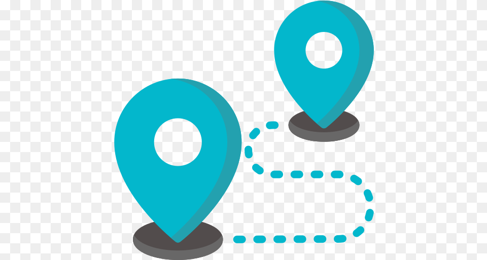 Drivars Destination Icon, Turquoise, Text Png