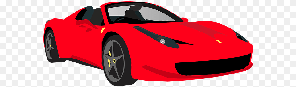 Drive F458 Spider Ferrari Machine Ride Spo Ferrari Car Clipart Ong, Vehicle, Transportation, Sports Car, Wheel Free Transparent Png