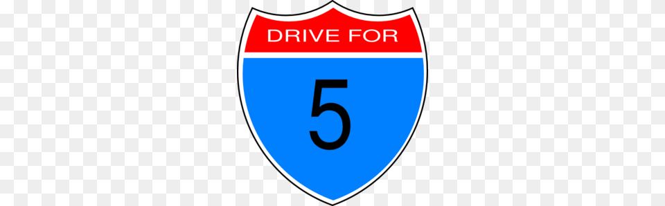 Drive For Five Clip Art, Symbol, Disk, Logo Free Transparent Png