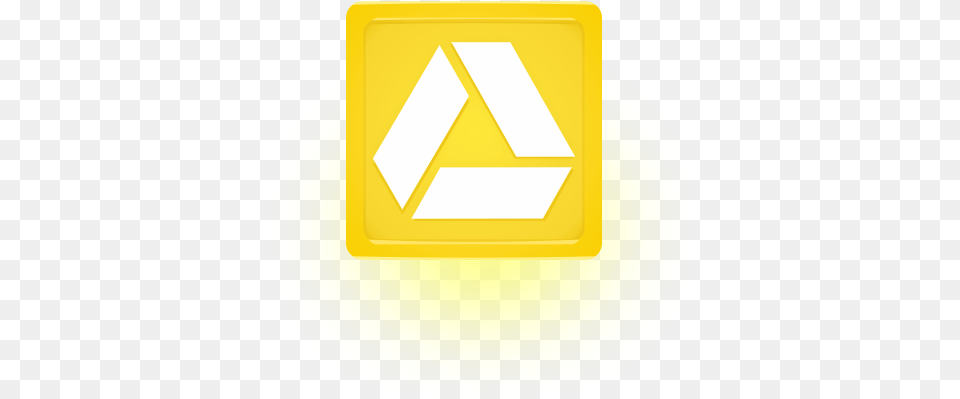 Drive Glow Yellow Google Icon Yellow Neon Google Drive, Gold Free Transparent Png