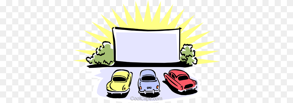 Drive In Cinema Sign Clip Art, Electronics, Screen, Car, Transportation Free Png Download