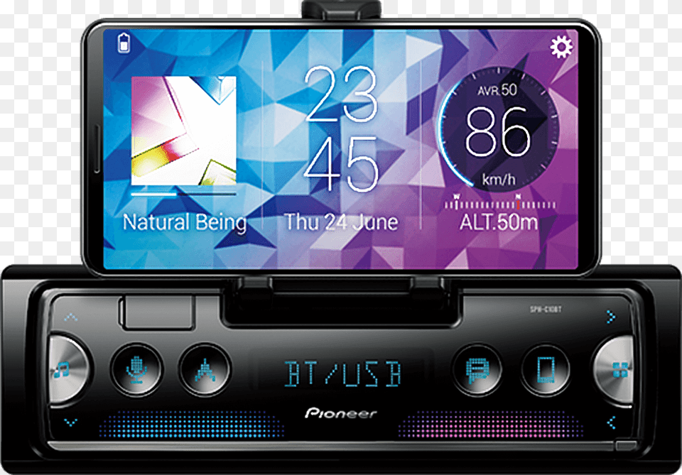 Drive To The Future With Pioneer Smart Sync Pioneer Smart Sync, Electronics, Stereo, Mobile Phone, Phone Png Image
