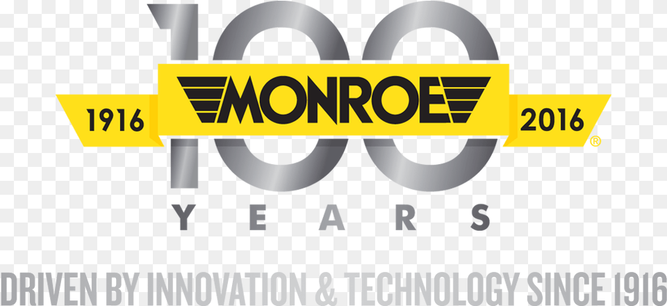 Driven By Innovation And Technology Since Monroe Shock, Logo Png