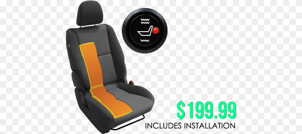 Driver Heated Car Seat Installing New Seats In Car, Chair, Furniture, Transportation, Vehicle Png Image