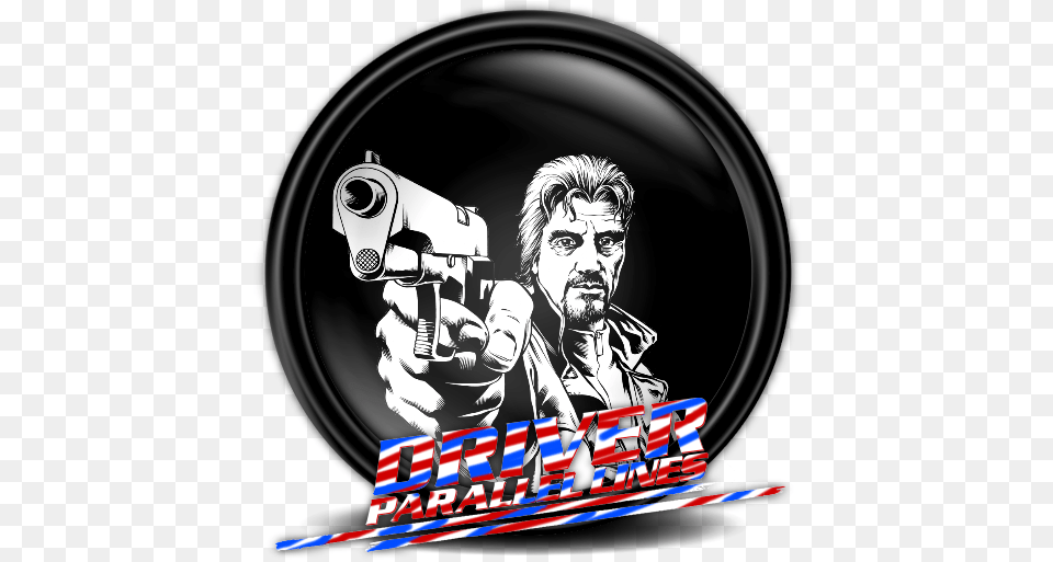 Driver Parallel Lines 6 Icon Driver Parallel Lines Darw, Weapon, Photography, Firearm, Person Free Transparent Png