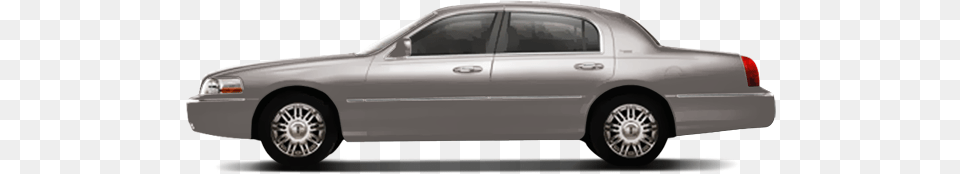 Driver Side Profile Lincoln Town Car Side View, Vehicle, Transportation, Sedan, Alloy Wheel Png