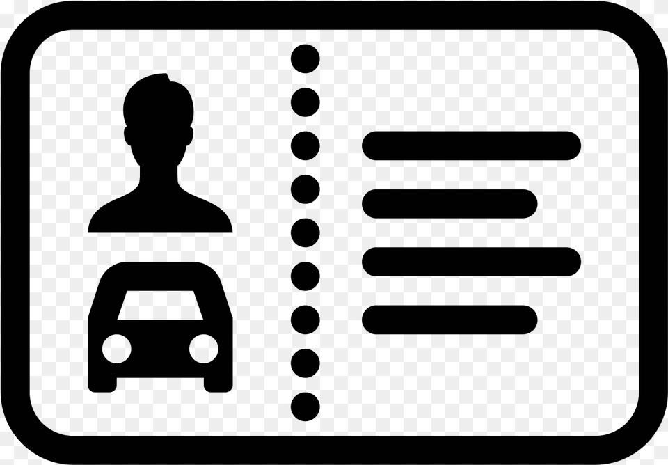 Drivers Clipart Icone Permis De Conduire, Gray Png Image