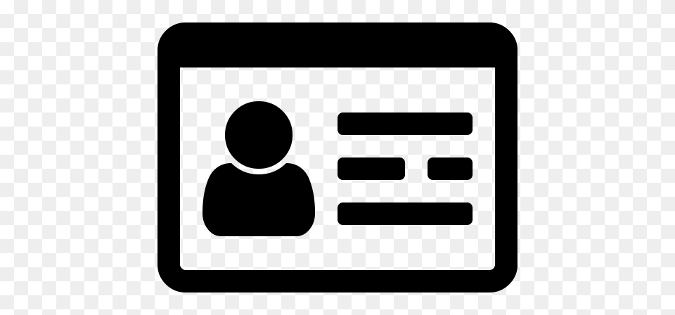 Drivers License O License Manager Icon With And Vector, Gray Png Image