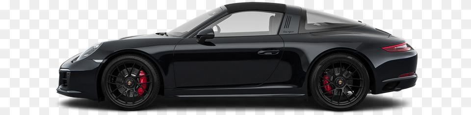 Drivers Side Profile Convertible Top Up Porsche 911 Targa Gts Black, Alloy Wheel, Vehicle, Transportation, Tire Free Transparent Png