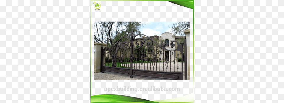 Driveway Main Wrought Iron Security Gates Designs Wrought Iron Fence Amp Gate Free Png