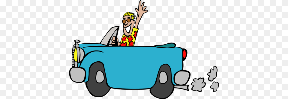Driving A Car Illustration, Person, Device, Grass, Lawn Free Transparent Png