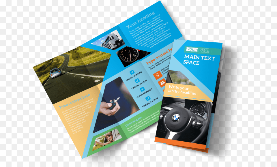 Driving School Brochure Template Preview Driving School Flyer, Advertisement, Poster, Business Card, Paper Free Png Download