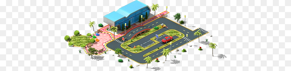 Driving School Initial Scale Model, Neighborhood, City, Architecture, Building Free Png Download