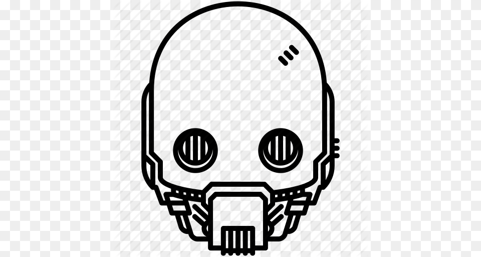 Droid Movie Robot Star Wars Icon, Helmet, Crash Helmet Free Png