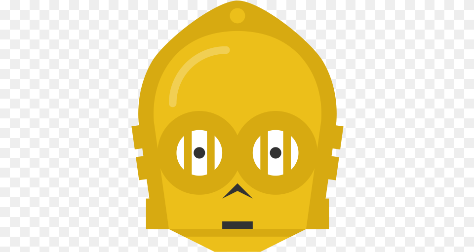 Droid Protocol Robot Star Wars Circle, Helmet, Clothing, Hardhat, Face Png