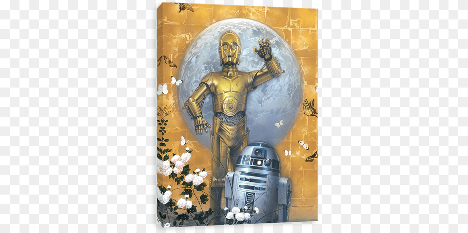 Droids On Naboo C3po R2d2 Poster, Painting, Art, Plant, Flower Free Transparent Png
