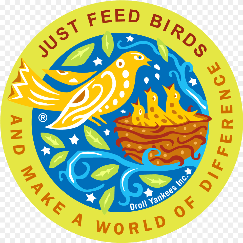 Droll Yankee Logo Clipart Bird Feeding, Badge, Symbol, Animal Free Png