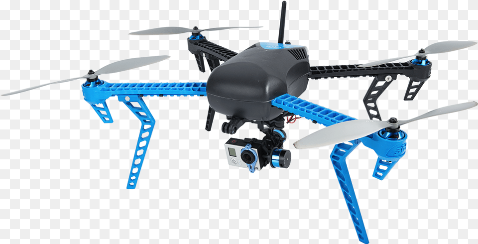 Drone 3d Robotics Iris, Aircraft, Transportation, Vehicle, Helicopter Png Image