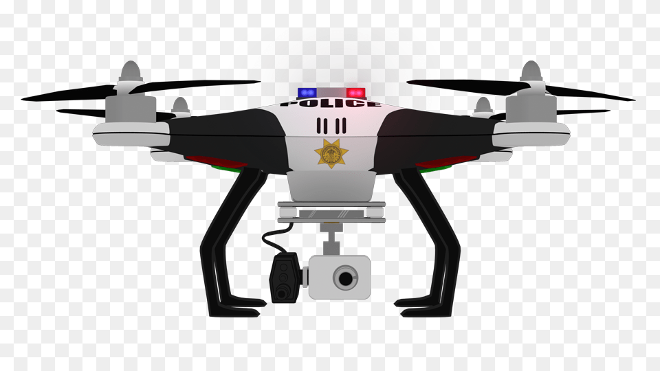 Drone, Robot, Aircraft, Airplane, Transportation Png Image