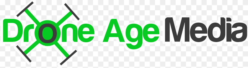 Drone Age Media Logo White, Green, Recycling Symbol, Symbol Png Image
