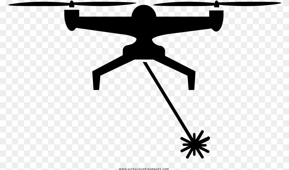 Drone Desenho, Gray Png