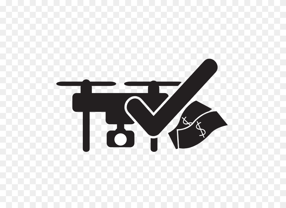 Drone Icon Design Paid Money Earn Commerical Advert Distance Between People, Dynamite, Weapon, Device Free Png