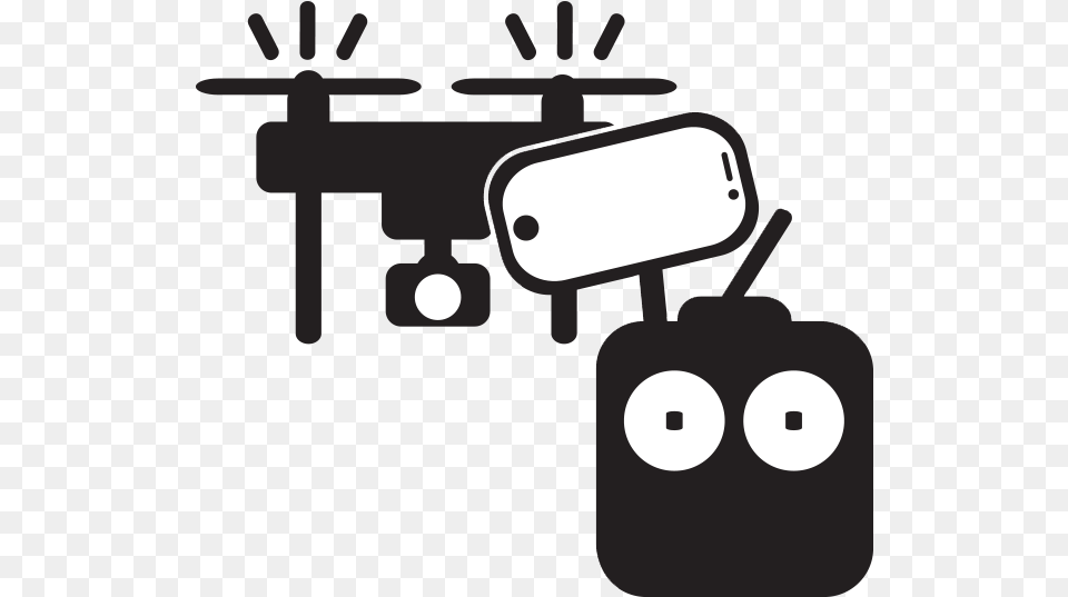 Drone Icon Design Phone Connection Flying Control Drone Icon Drone Vector, Lighting Free Transparent Png