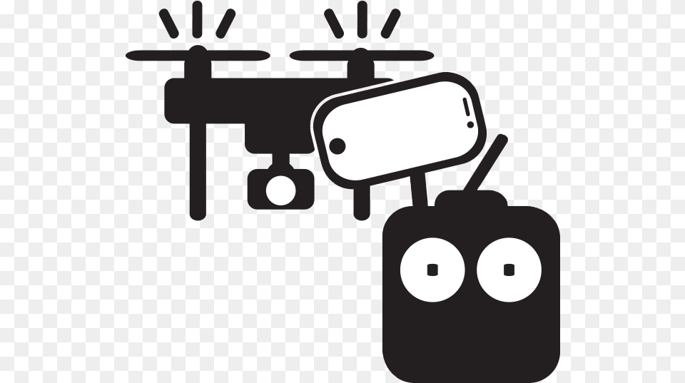 Drone Icon Design Phone Connection Flying Control Drone Icon, Lighting Free Png Download