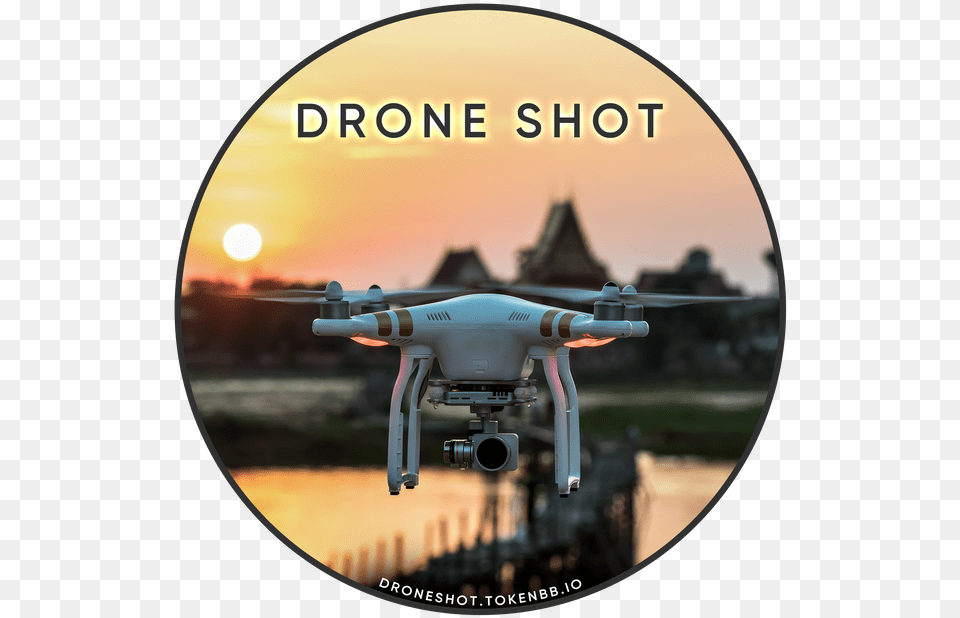 Drone Shot Unmanned Aerial Vehicle, Disk, Dvd, E-scooter, Transportation Free Transparent Png