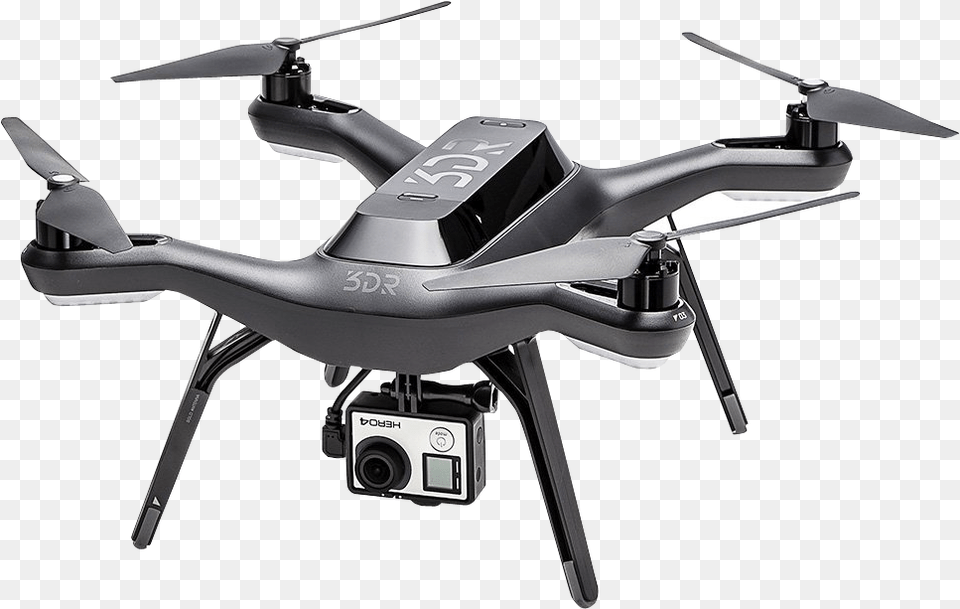 Drone Transparent Drone 3dr Solo, Aircraft, Helicopter, Transportation, Vehicle Png Image