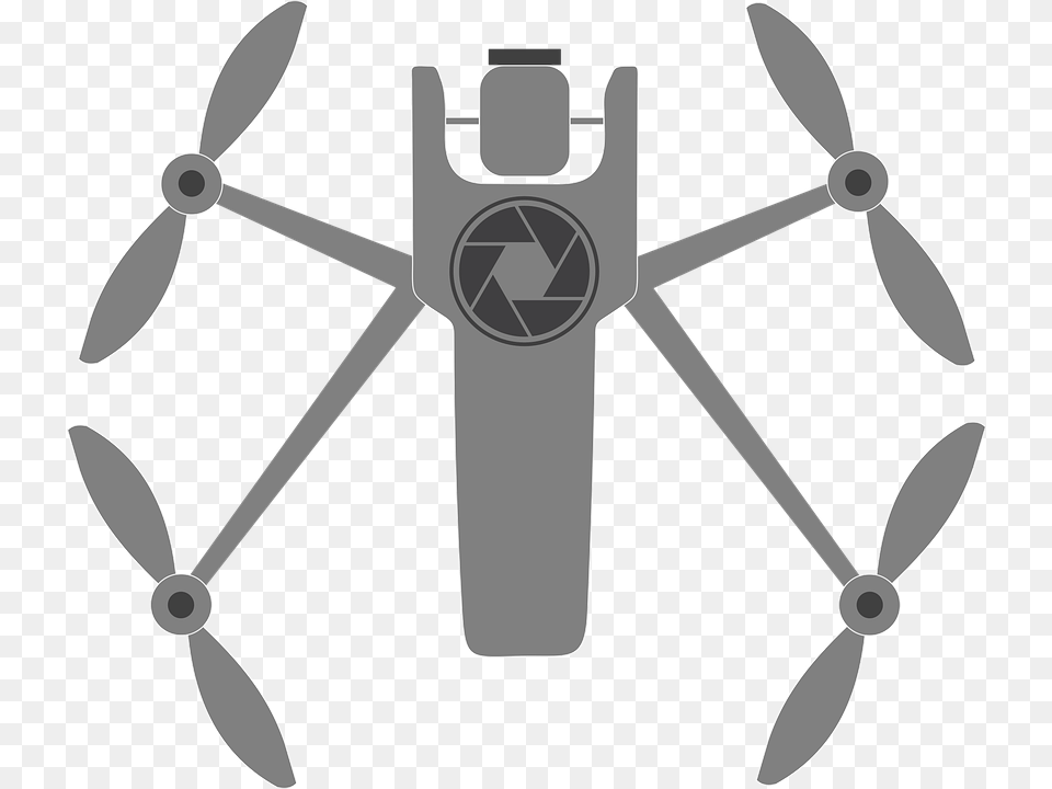 Drone Video Air Photo Flying Aircraft Helicopter Propeller, Machine, Appliance, Ceiling Fan, Device Free Png Download