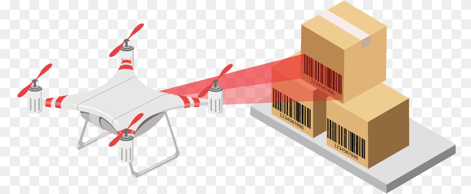 Drone Warehouse Inventory, Box, Cardboard, Carton, Person Png