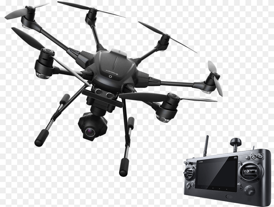 Drone With Control Hd Yuneec International Typhoon H, Camera, Electronics, Video Camera, Aircraft Png Image
