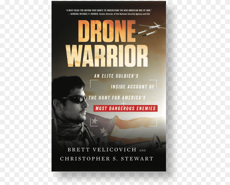 Dronewarriorfrontcover Drone Warrior, Accessories, Sunglasses, Advertisement, Publication Png Image