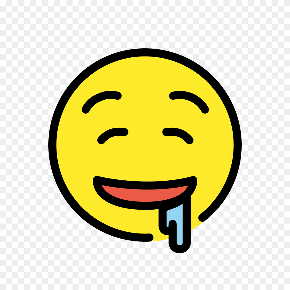 Drooling Face Emoji Clipart, Head, Person Png