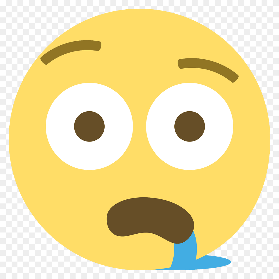 Drooling Face Emoji Clipart, Disk Free Png