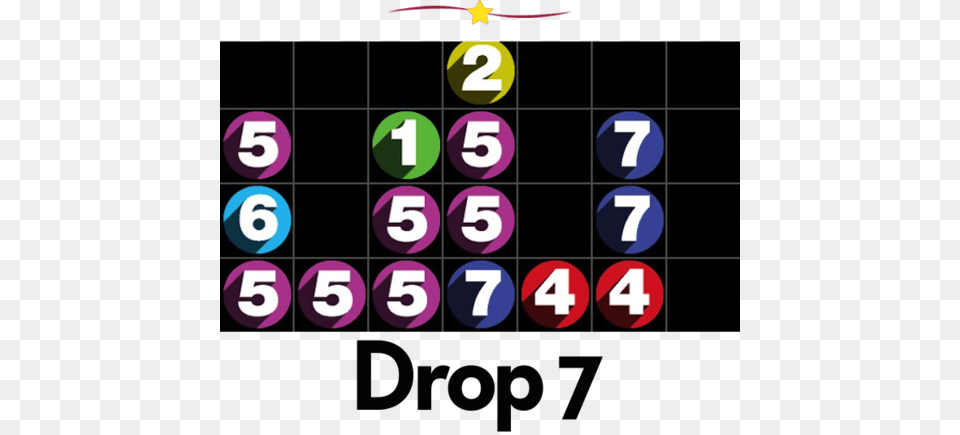 Drop 7 Super Smart Puzzler Drop, Text, Scoreboard, Number, Symbol Free Png Download
