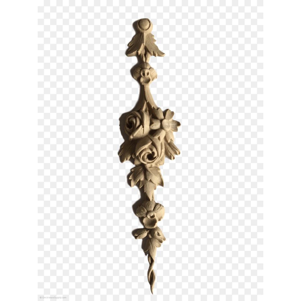 Drop 9 34 High 2 14 Wide Bronze Sculpture, Cross, Symbol, Accessories, Earring Free Png