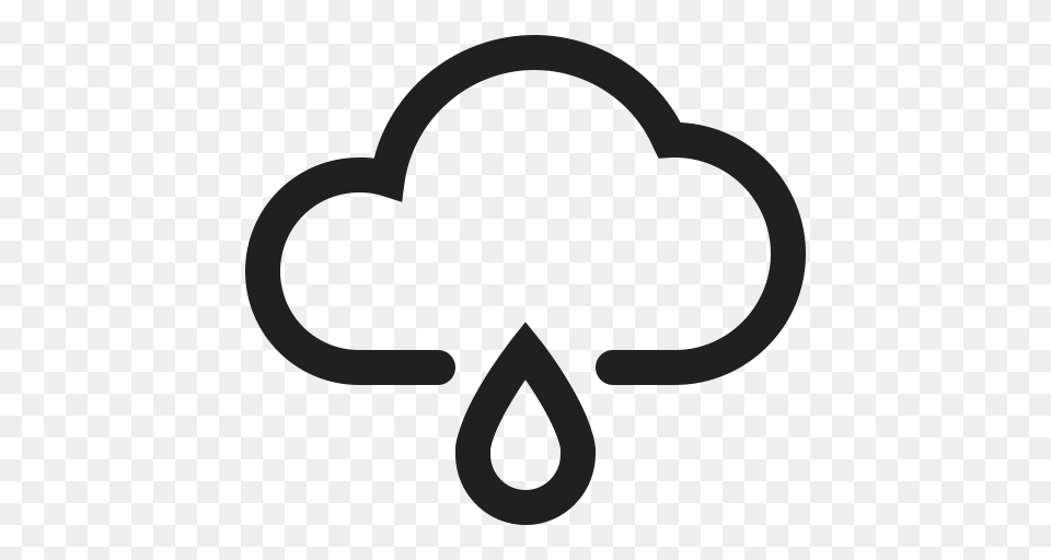 Drop Cloud Drop Goodbye Icon With And Vector Format For, Sticker, Silhouette, Symbol Free Png Download