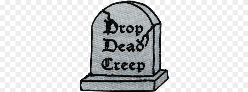 Drop Dead Creep Patch Headstone, Gravestone, Tomb, Accessories, Bag Png Image