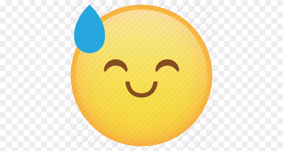 Drop Emoji Emoticon Smile Smiley Sweat Weird Icon, Nature, Outdoors, Sky Free Transparent Png