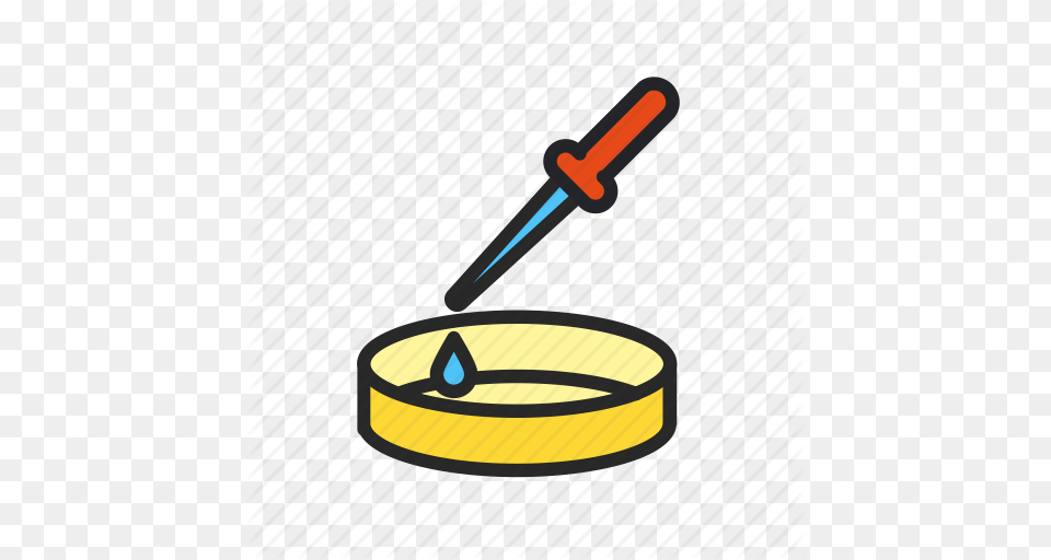 Drop Experiments Laboratory Petri Dish Pipette Research Icon, Device Free Png