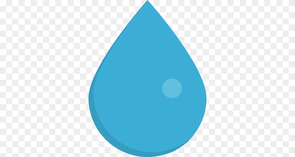 Drop Icon, Droplet, Triangle, Turquoise Png