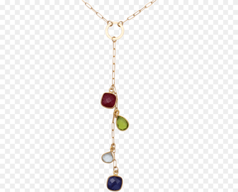 Drop Necklace With Cascading Birthstones Drop Necklace With Cascading Birthstones, Accessories, Jewelry, Gemstone, Earring Png Image