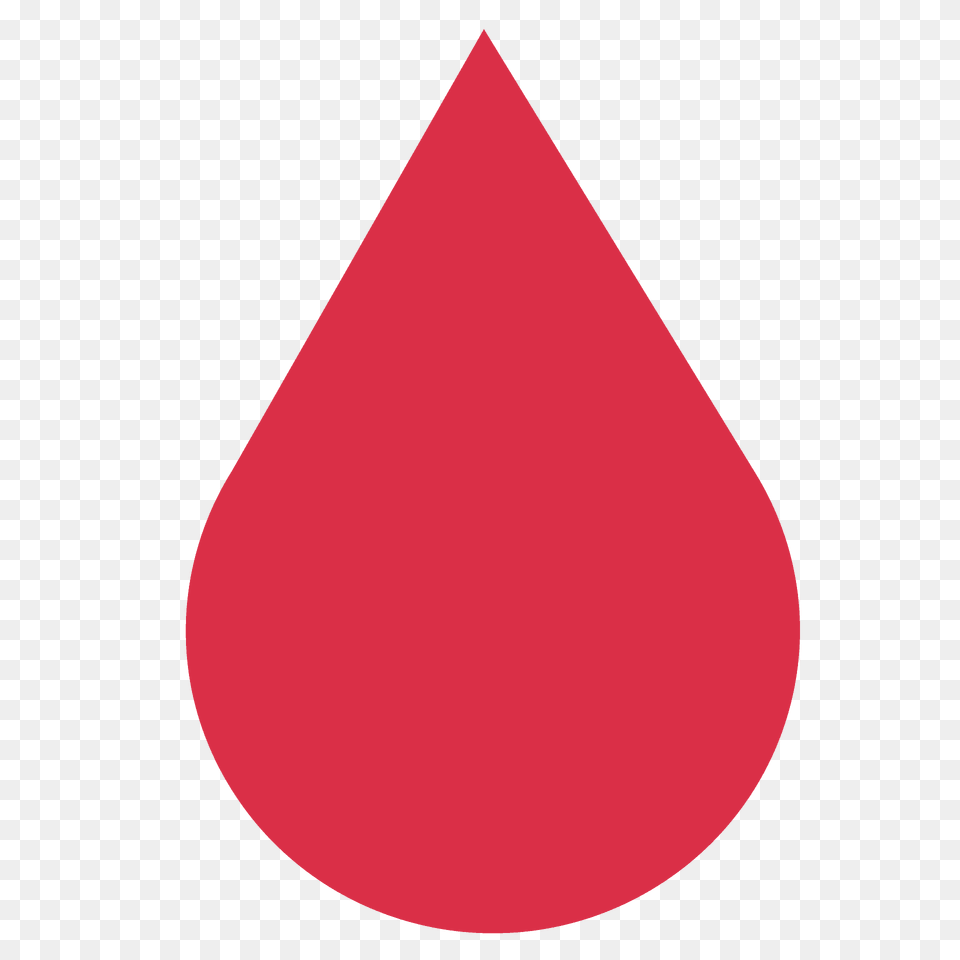 Drop Of Blood Emoji Clipart, Triangle, Droplet, Astronomy, Moon Free Png Download