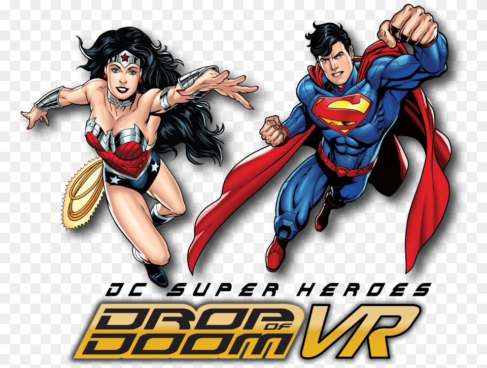 Drop Of Doom To Feature Dc Super Heroes Dc Super Heroes Drop Of Doom Vr, Book, Comics, Publication, Adult Free Png
