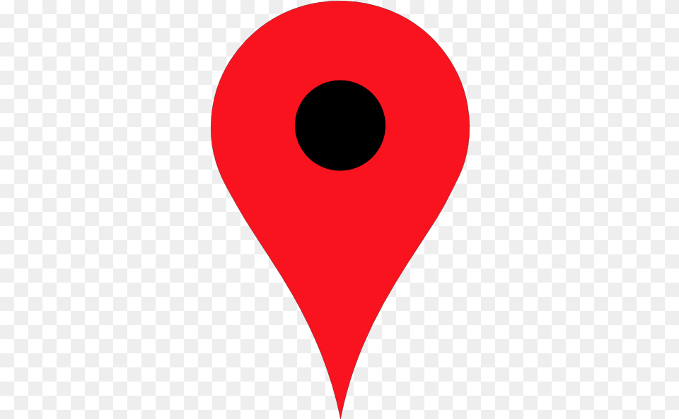 Drop Pin Clipart Globo De Google Maps, Heart, Balloon Free Png Download